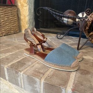 Louise et Cie Denim Espadrille Sandals